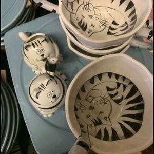 Cat ❤️ tea coffee set